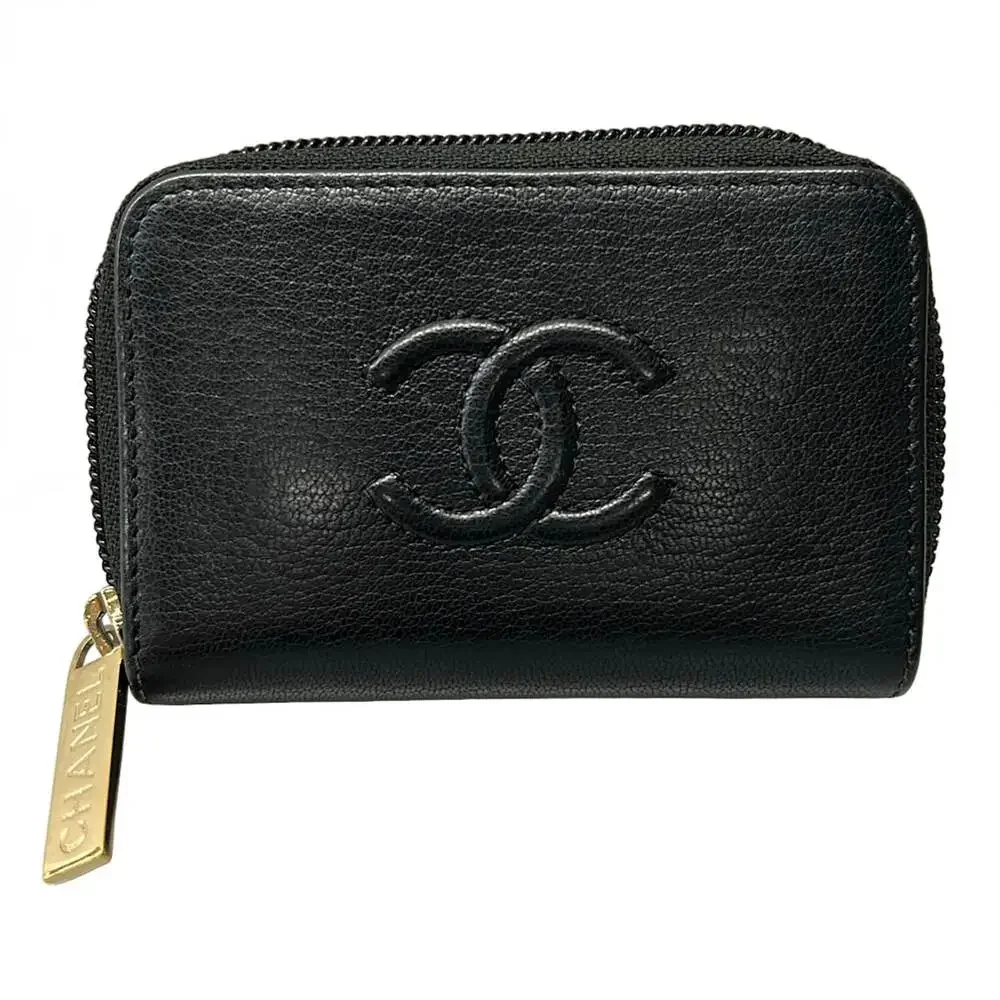 Chanel Coin Case Black Gold